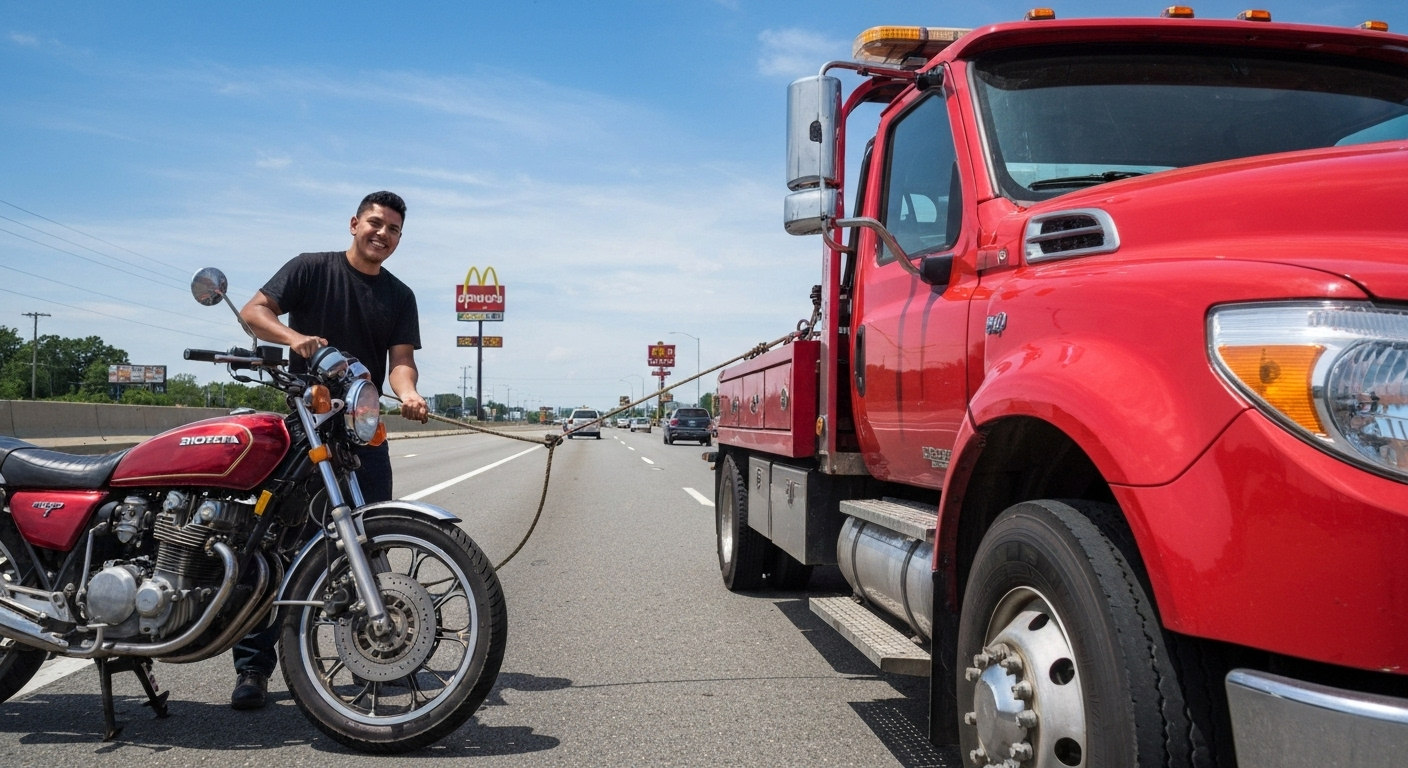 motorcycle towing NJ